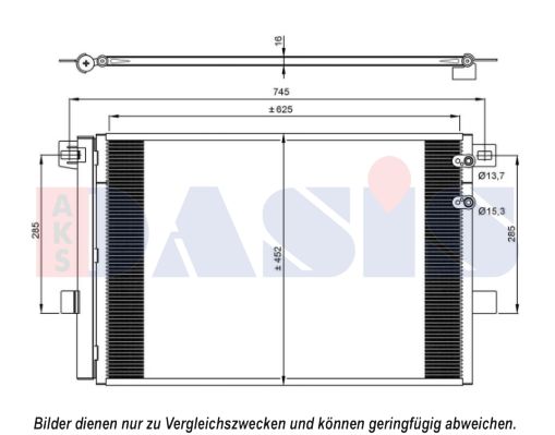 AKS DASIS Lauhdutin, ilmastointilaite 042028N